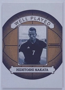 Hidetoshi Nakata 2024 Futera Vintage Soccer Well Played /29 Japan - Picture 1 of 4