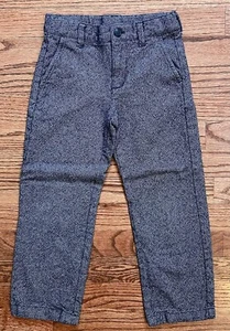 Gymboree Fun & Fancy Holiday Tweed Pants Boys Size 6 Cotton Charcoal - Picture 1 of 6