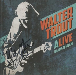 Alive in Amsterdam * de Walter Trout (CD, 2016, Provogue) original firmado - Imagen 1 de 3