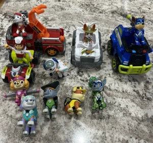 Paw Patrol Robo Dog Ryder ATV Jungle Chickaletta Opening Backpacks Mighty Pups - Picture 1 of 18