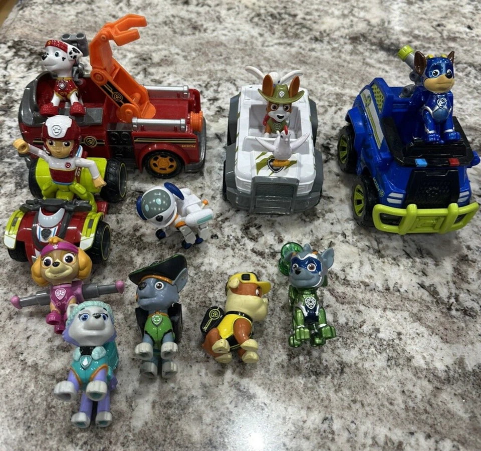 Mochilas de abertura Paw Patrol Robo Dog Ryder ATV Jungle Chickaletta filhotes poderosos - Imagem 1 de 4