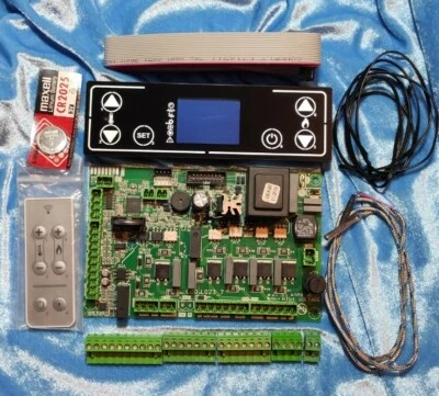 KIT CENTRALINA DISPLAY SONDE CONNETTORI CAVO FLAT TUTTO + telecomando omaggio # - Immagine 1 di 2