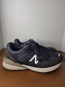 New Balance 990v5 M990NV5 MADE In USA Navy Blue Shoes Sneakers Wom Mens Size 9.5 - Picture 1 of 7