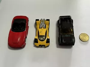 Lotto 3 Mini Auto Hotweels Maisto Majorette Vintage wv Golf 2 Serie Modellini - Foto 1 di 14