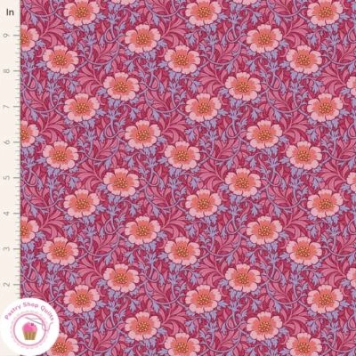 TILDA HIBERNATION 100527 Winterrose гибискус лоскутное одеяло ткани тон FINNANGER - Изображение 1 из 4