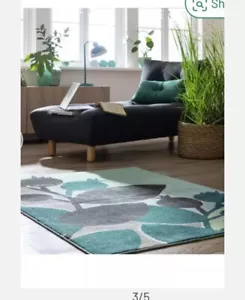Brand new Habitat Skandi Floral Rug - Multi - 120x170cm - Picture 1 of 2