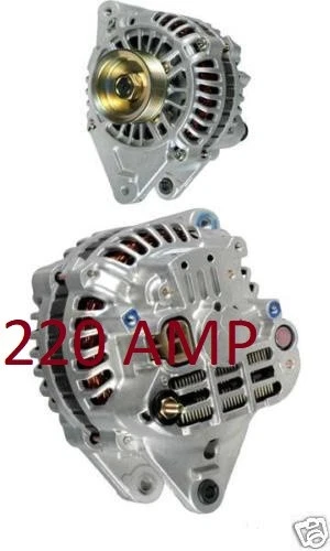 HIGH OUTPUT Fits HD ALTERNATOR DODGE STEALTH 3.0L V6 1991 1992 1993 220 HIGH AMP - Image 1 of 3