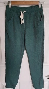 Pantaloni da jogging Cat & Jack verde acqua in maglia waffle lounge ragazze grandi L 10/12 usati in ottime condizioni - Foto 1 di 11