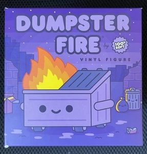 Dumpster Fire Cough Syrup Purple Edition Vinyl Figure 100% soft LE Exclusive - Picture 1 of 5