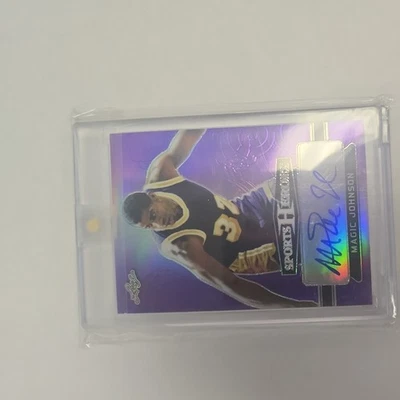 Magic Johnson Leaf Metal Sports Heroes 2018/10 automático 10 Gem Pop 1 Lakers Foto 1 de 4