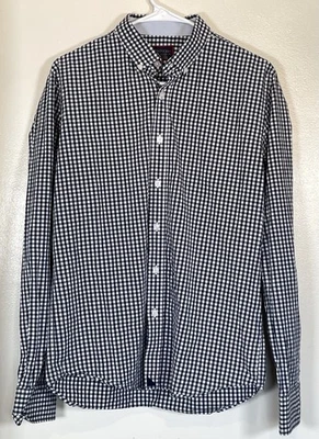 UNTUCKit Blue Gingham Button Down Shirt Men’s Medium Slim Fit 100% Cotton - Image 1 of 4