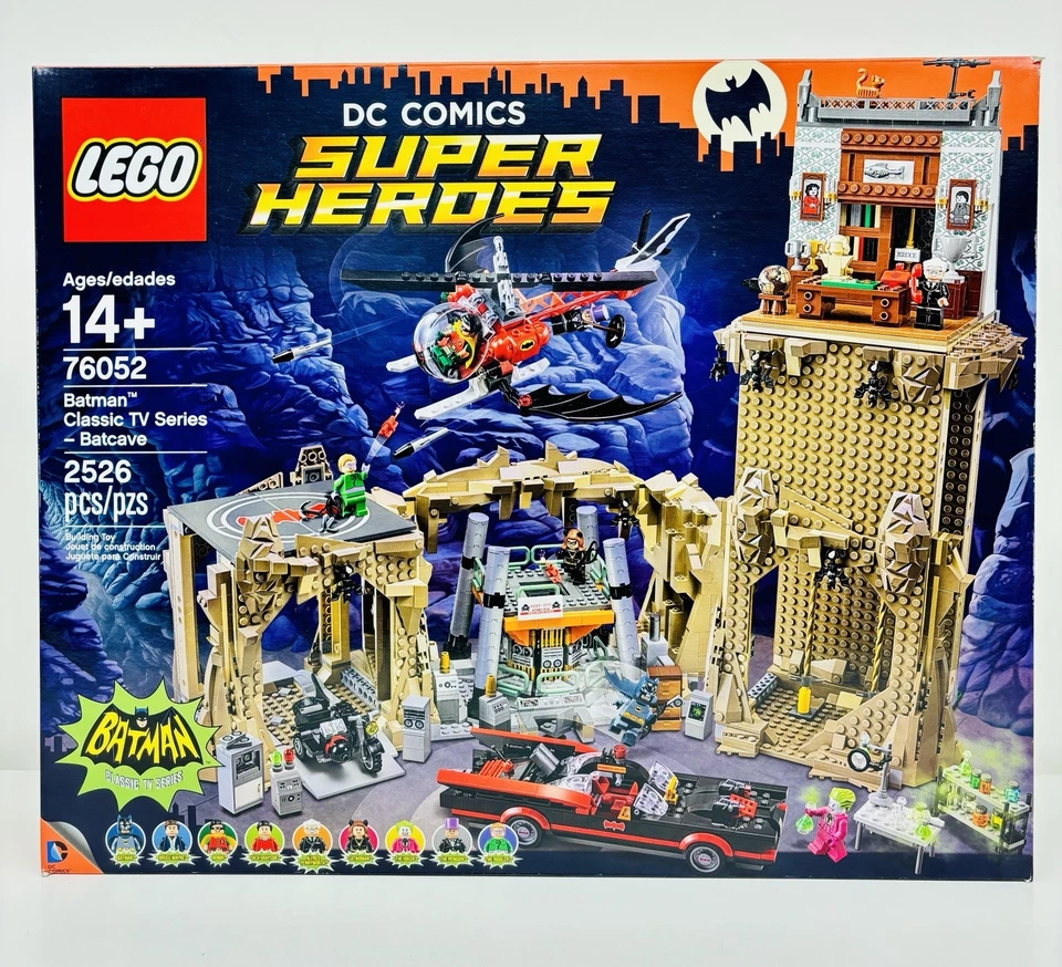 LEGO 76052 Batman Classic TV Series Batcave DC Comics Super Heroes New Sealed - Image 1 of 4