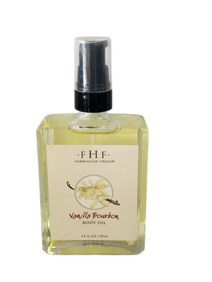 FarmHouse Fresh - Vanilla Bourbon Body Oil - 4 oz - New - Image 1 of 3