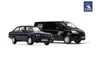 Corgi Ford The Smallest Cog Collection Transit Custom 300L1 + Ford Escort RS2000 - Image 1 of 4