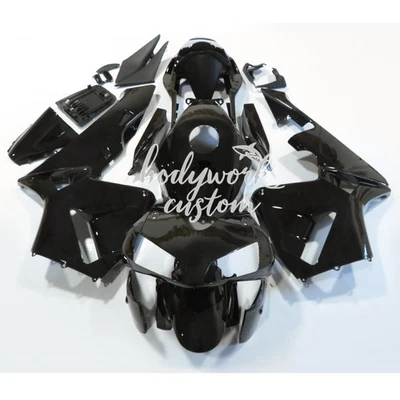 Glossy Black Fairing Kit For Honda CBR600RR 2003-2004 ABS Injection Bodywork Set - Image 1 of 4