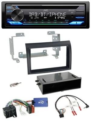 JVC Bluetooth Lenkrad USB DAB CD Autoradio für Fiat Ducato 08-11 schwarz Profi - Bild 1 von 4