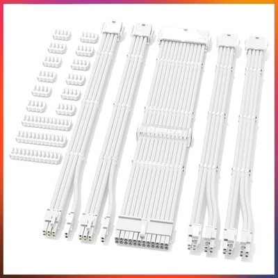 Hochwertiges PSU-Kabel-Verlängerungsset mit vergoldeten Pins, 1x24-pin, 5er Pack - Bild 1 von 4