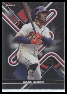 Ozzie Albies 2022 Finest #32 Atlanta Braves - Image 1 of 2