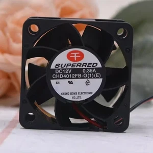 1 Stück CHD4012FB-0 DC12V 0,35A 4028 4 CM 2-Draht Lüfter - Bild 1 von 6