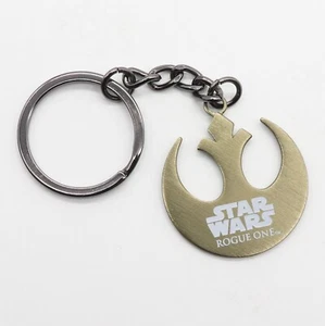 Official Star Wars - Rogue One Rebel Emblem - Keychain Keyring - Metal Disney - Picture 1 of 3