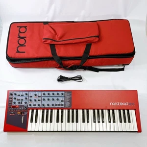 [Tested] Clavia Nord Lead 2X Virtual Analog Synthesizer Keyboard Red Soft case - Picture 1 of 11