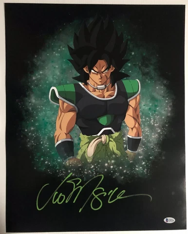 Vic Mignogna Signed Autographed 16x20 Photo Dragon Ball Z Super Broly BECKETT 11 Cover