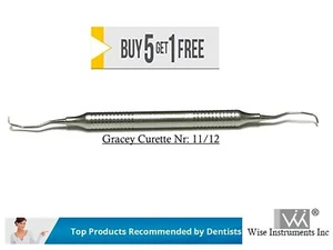 Wise Periodontal Gracey Curette 11/12 All mesial Surfaces of bicuspids & molars - Picture 1 of 1