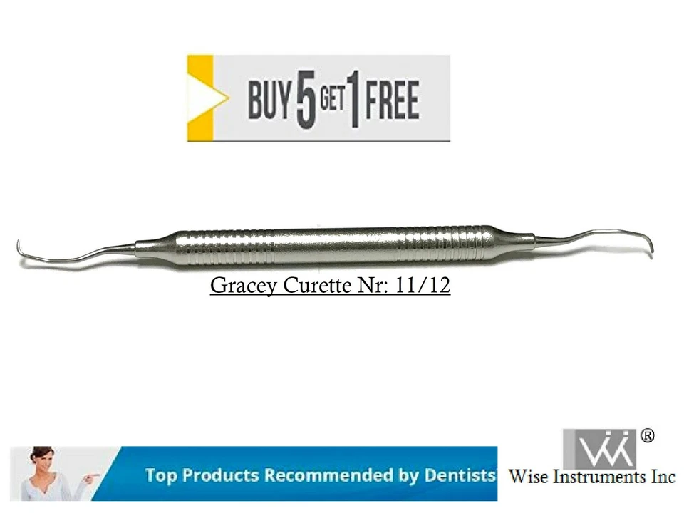 Cureta Gracia Periodontal Sabia 11/12 Todas las Superficies Mesiales de Bicúspides y Molares Foto 1 de 1