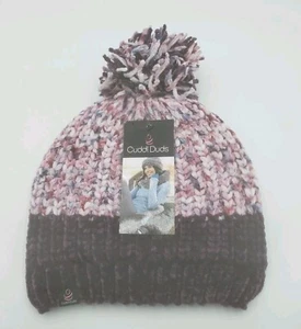 Cuddl Duds Mujer Chenilla Invierno Sombrero Tejido Poliéster Talla Única Púrpura Nuevo con Etiquetas - Imagen 1 de 5