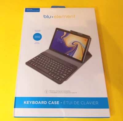 🔥 BLU ELEMENT SAMSUNG GALAXY S6 LITE 10.4" (2020) KEYBOARD FOLIO CASE BLACK 🔥 - Image 1 of 4