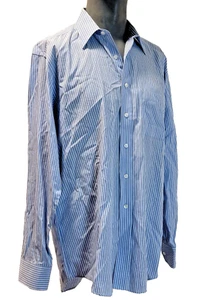 SAKS FIFTH AVE Mens Size L Long Sleeve Button-Down Shirt - Picture 1 of 10