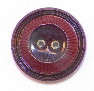 2 Art Deco Celluloid Buttons Dark & Milk Chocolate 2 Sew Thru Holes Vintage #24 - Bild 1 von 4