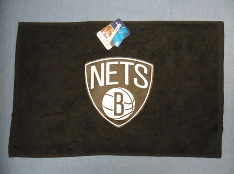 BROOKLYN NETS BASKETBALL RALLY SIDELINE GOLF TAILGATE FAN SWEAT TOWEL 16X24" Cover
