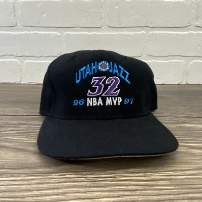 NBA Utah Jazz Karl Malone 32 Jugador Más Valioso 1996 1997 Gorra Baloncesto Nueva Era Foto 1 de 4