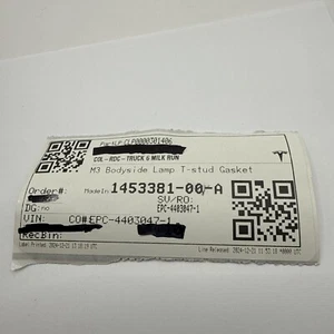 Tesla Model 3 Taillight gasket 1453381-00-A sold in packs of 2 New OEM - Picture 1 of 2