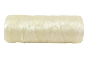 Kulay White Artificial Sinew Waxed Flat Polyester Thread, Bobbin Sinue, 20 yards - Picture 1 of 5