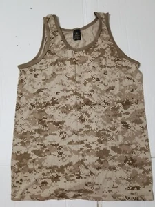 Mens Tank Top Muscle Gym Sleeveless Camo T-Shirts Medium THIS IS A SLIM FIT  - Picture 1 of 6
