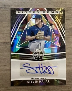 2022 Panini Elite Extra Edition Hidden Gems Black Steven Hajjar #HG-SH Auto - Bild 1 von 1