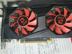 AMD Radeon RX580 2048SP 4GB GDDR5 PCI-E Graphics Video Card DP DVI HDMI - Picture 1 of 3