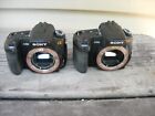 Lot of 2 SONY A350 Digital Cameras For Parts Repair