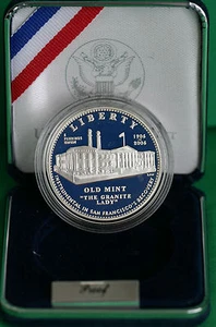 2006 S San Francisco Old Mint Silver Dollar PROOF Commemorative Coin Box and COA - Picture 1 of 3