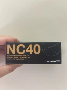 Mac  Studio Fix Fluid Foundation NC40- Original Formula- 30ml - Picture 1 of 1