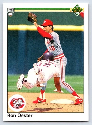 1990 Upper Deck #118a Ron Oester Cincinnati Reds - Image 1 of 2