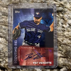 Informe Pat Venditte 2016 Topps Scouting Serie 2 Automático #SRA-PV Toronto Blue Jays - Imagen 1 de 2