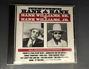 HANK WILLIAMS SR. & HANK WILLIAMS JR. The Best of Hank & Hank  CD - Foto 1 di 2
