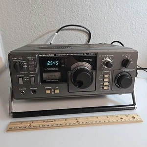 Kenwood R-1000 HAM Radio Shortwave AM SSB CW Communications Receiver Vinta Works - Zdjęcie 1 z 9