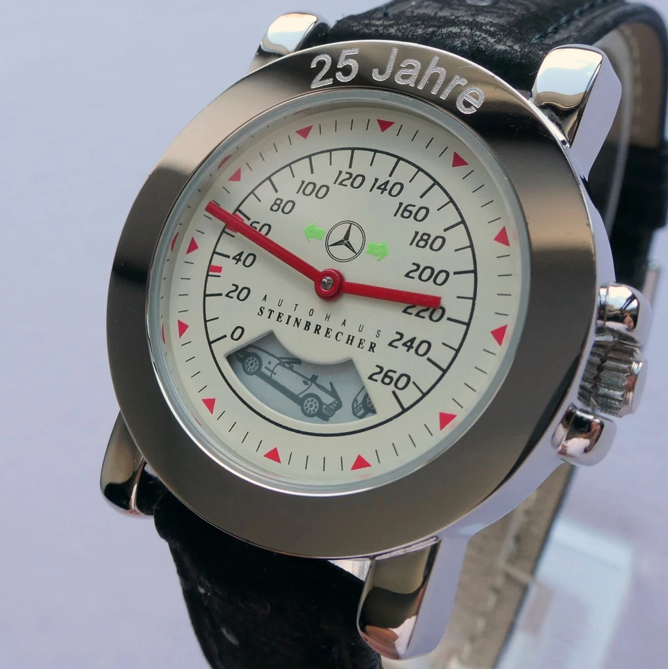 Reloj velocímetro accesorio coche clásico Mercedes Benz SLK R170 Roadster descapotable Foto 1 de 4