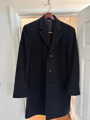 Abrigo negro para hombre Michael Kors 38R - mezcla de lana y cachemir Foto 1 de 2