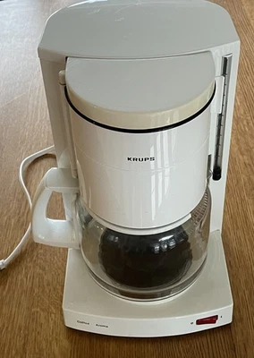 Cafetera Krups Aroma 10 tazas tipo 130 A blanca probada funcionando limpia Foto 1 de 4