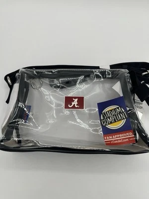 ALABAMA Clear Crossbody Sandol  handbag- Game Day- Stadium Approved-CROSSBODY - Image 1 of 4